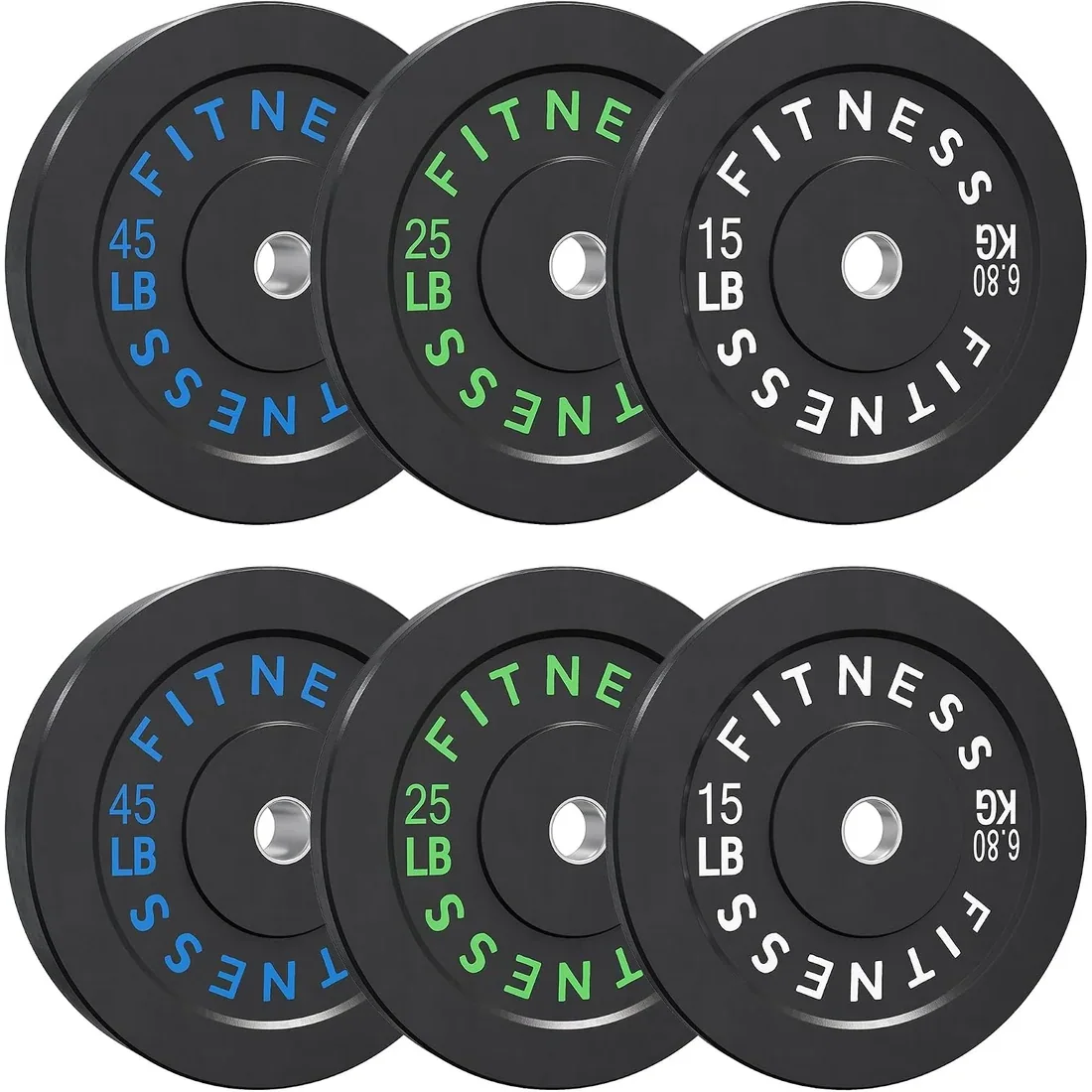 HULKFIT Olympic Bumper Plate Sets