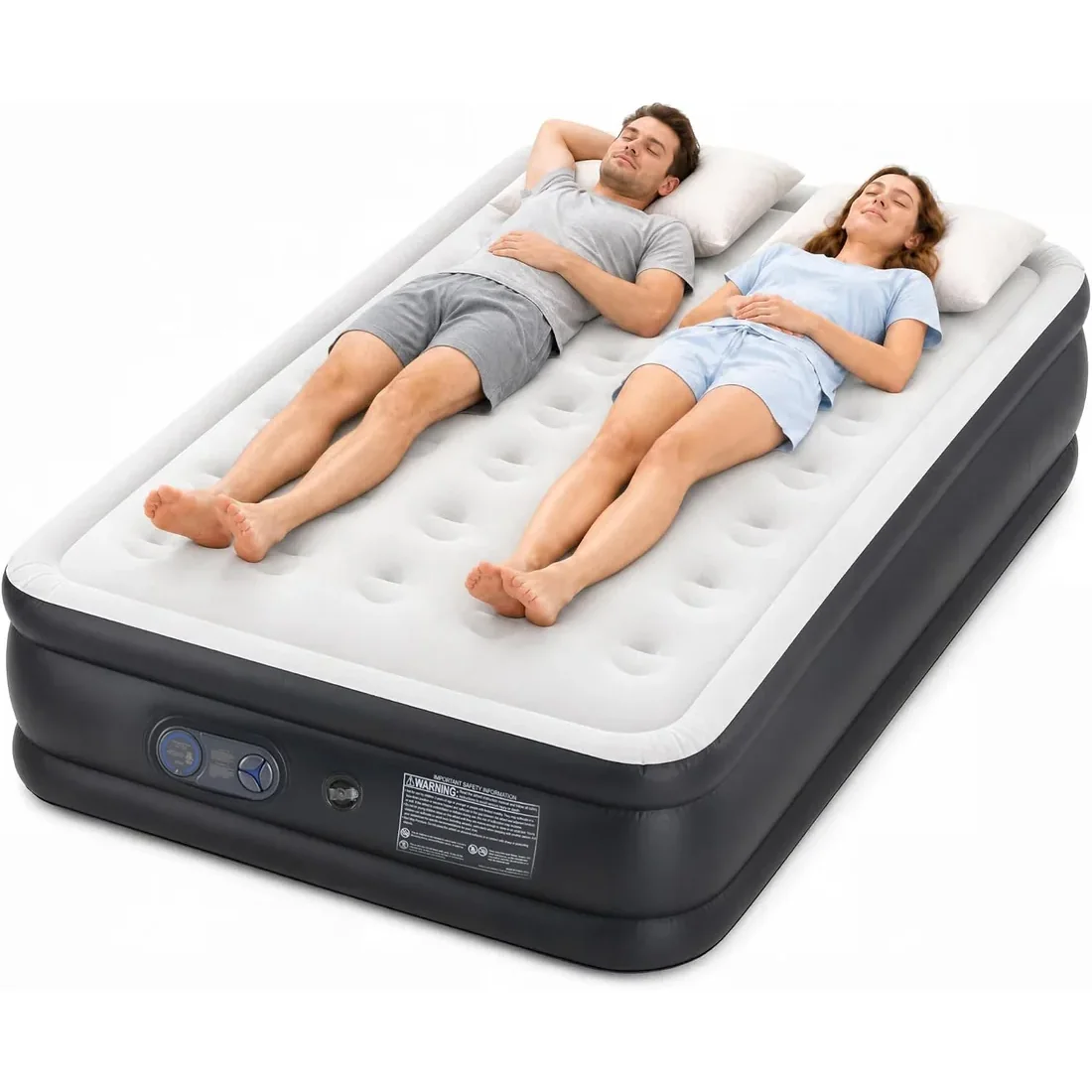 HULKFIT Air Mattress with Built-in Pump
