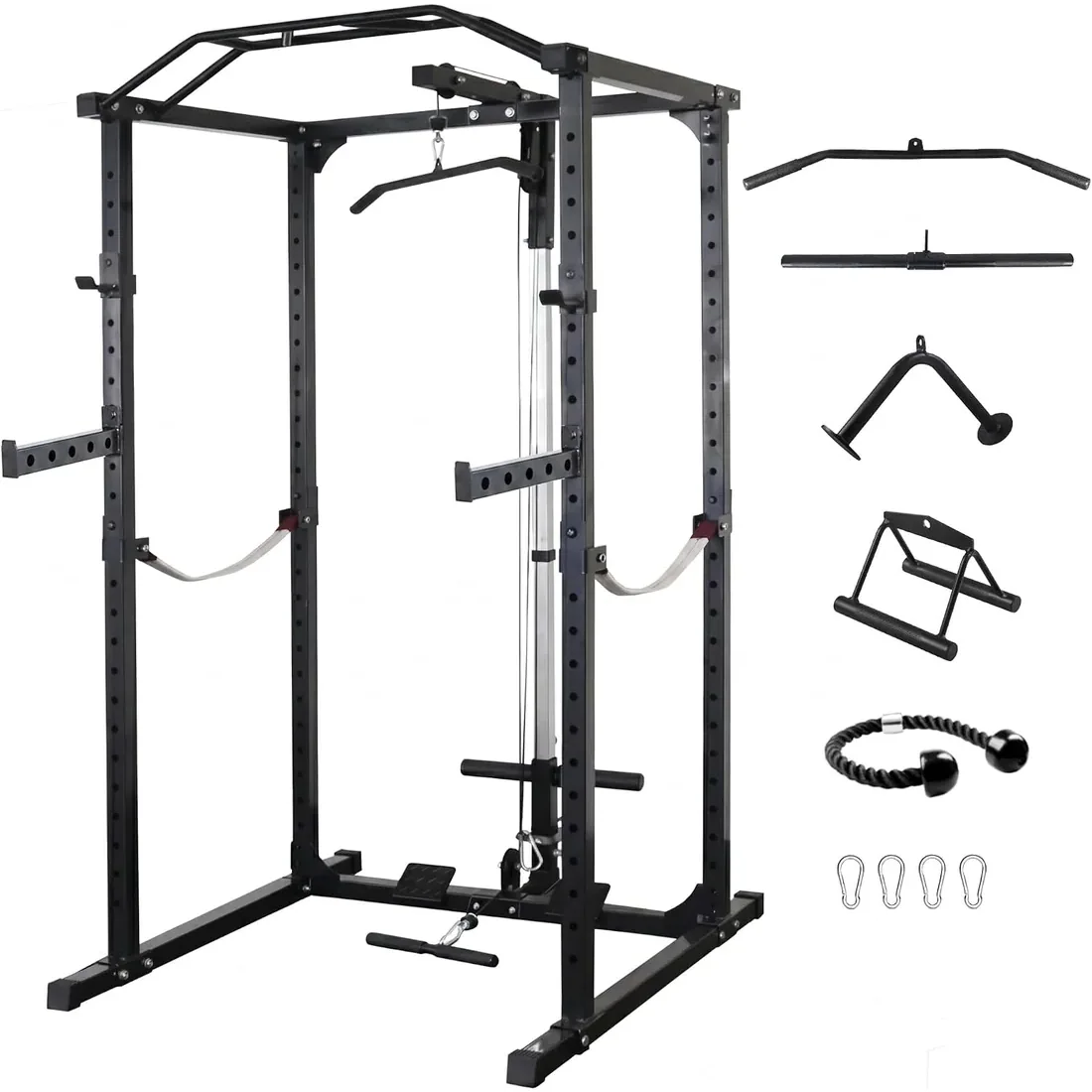 HULKFIT 800 lb Power Cage Squat Rack