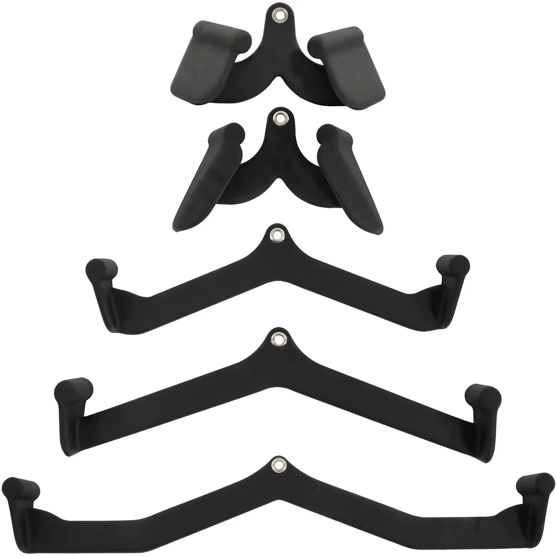 HULKFIT 5-Piece Lat Pulldown Handle Set