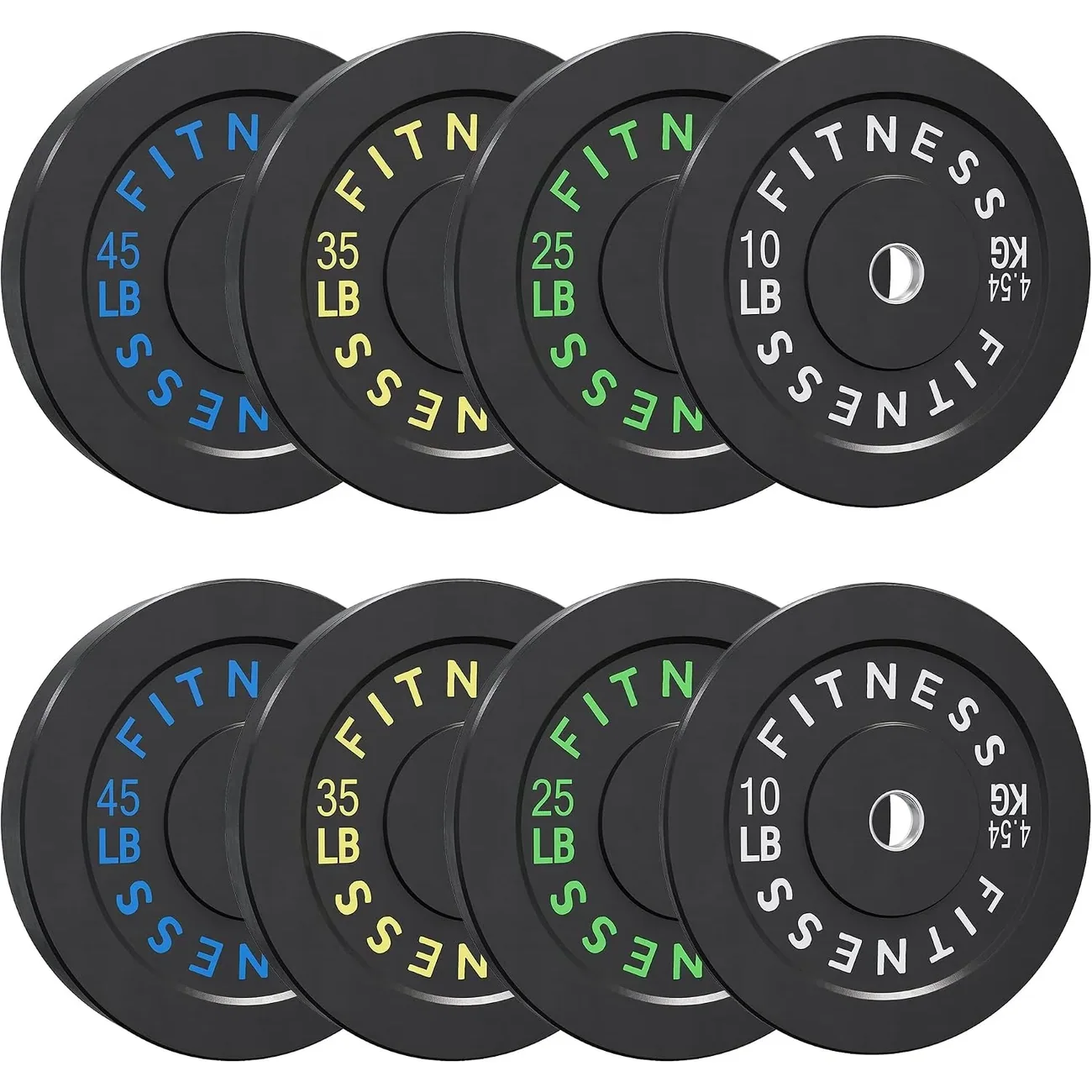 HULKFIT Olympic Bumper Plate Sets