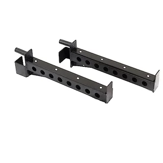 HULKFIT Straight Dip Bar and Spotter Arm