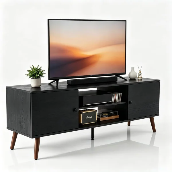 HULKFIT Farmhouse TV Stand