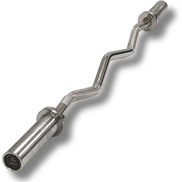 HULKFIT Olympic EZ Curl Bar