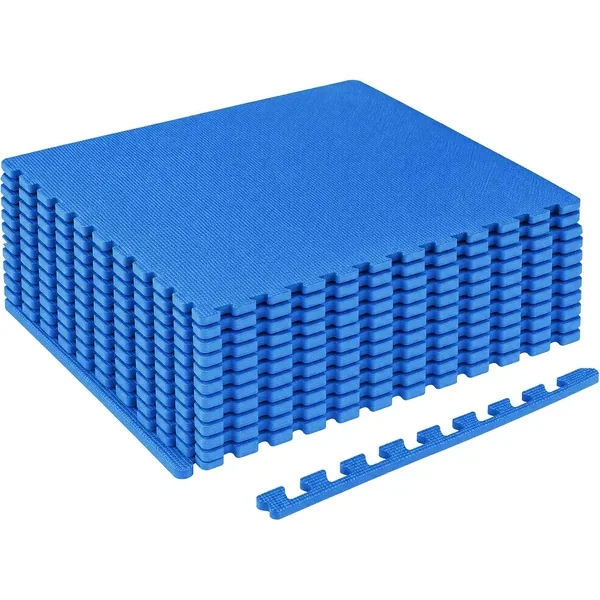 HULKFIT Interlocking Foam Tiles, 1/2 Inch
