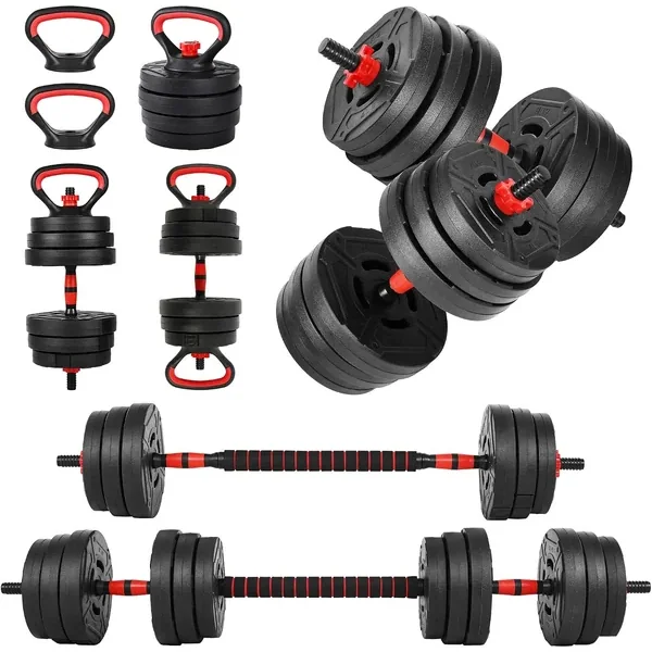 HULKFIT Adjustable Dumbbell Set with Connector