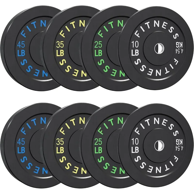 Bumper or iron plates: Olympic Bumper Plate Sets