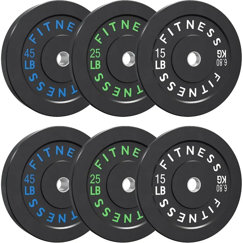Bumper or iron plates: Olympic Bumper Plate Sets