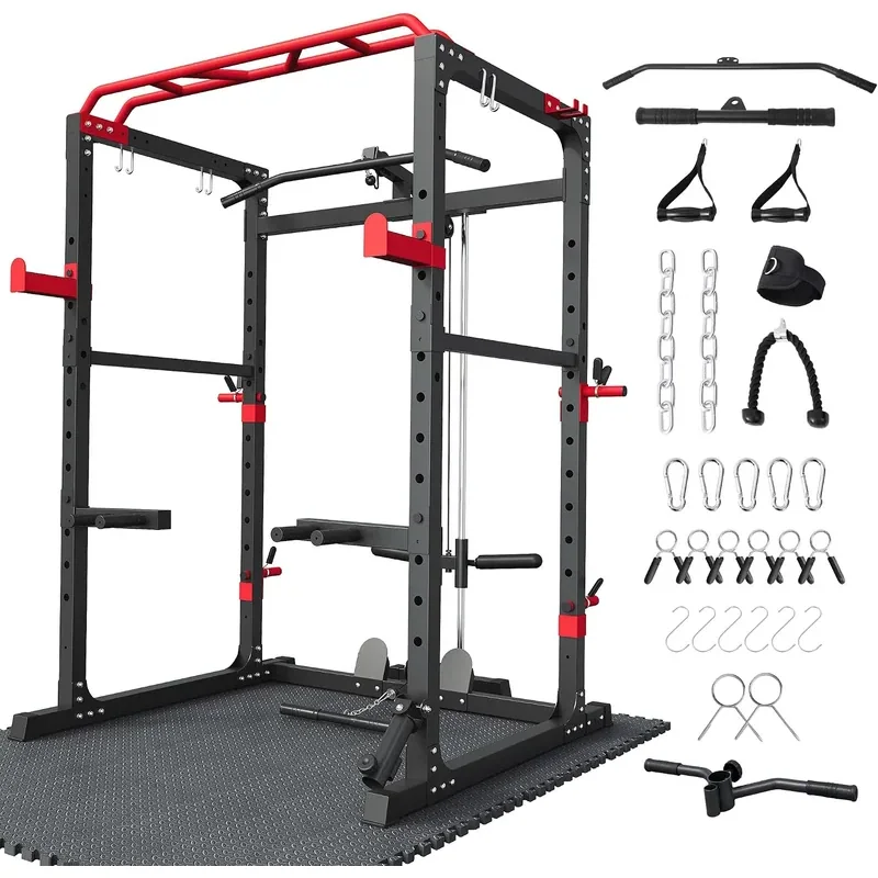 What to buy first: Power Rack with Lat Pulldown